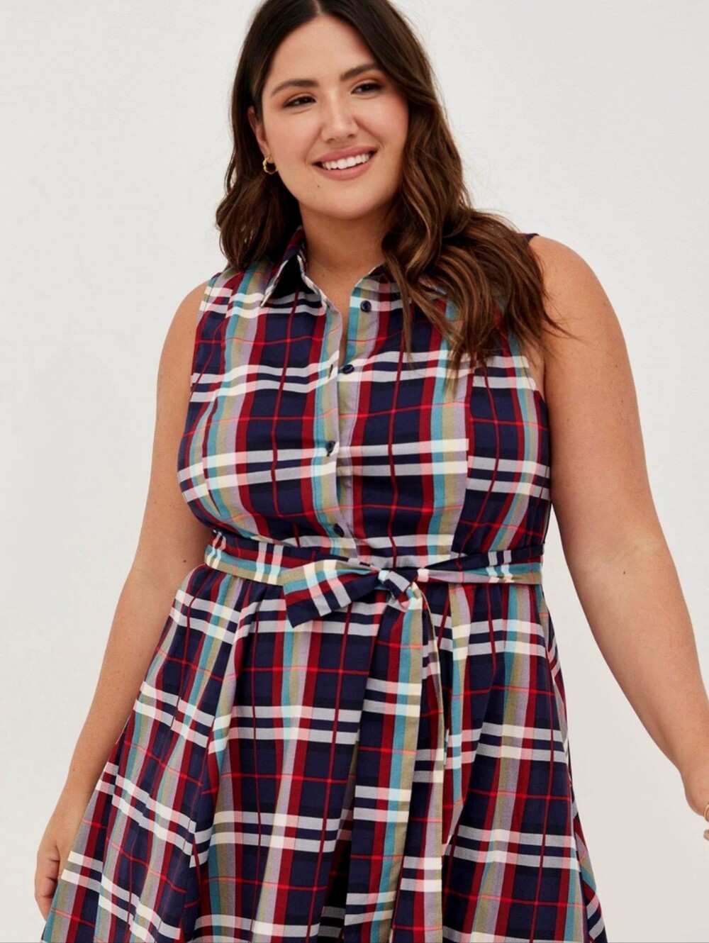 Torrid Size 2 Plaid Fit & Flare Dress ❤️